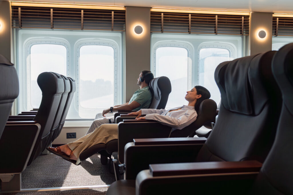 Seajets Superstar II passenger seats 