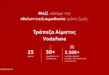 Vodafone 25 Χρόνια Αιμοδοσία
