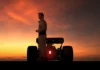 F1 The Movie sunset poster
