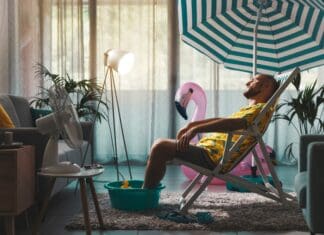 home vacation, staycation, source: Shutterstock
