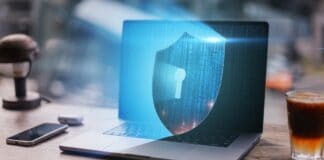 quantum computing cyber security laptop, source: Shutterstock