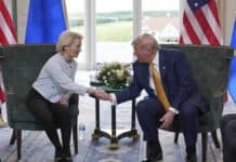 Trump-Von del Leyen deal, source: AP