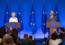 EU briefing after Beijing summit, source: EPA