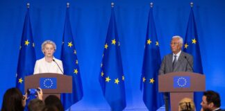 EU briefing after Beijing summit, source: EPA