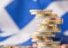 Coins and greek flag