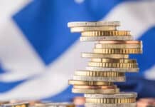 Coins and greek flag