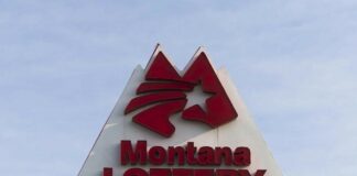 Montana Lottery sign