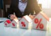 houses and percentages, red loand, source: Shutterstock