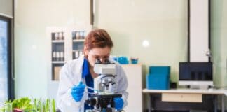 Chemist checking food products, source: Shutterstock