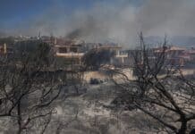 Burned houses, Thymari, source: Shutterstock