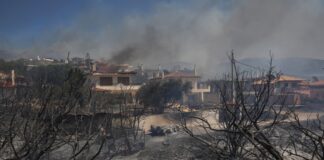 Burned houses, Thymari, source: Shutterstock
