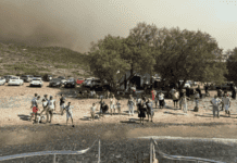 Εγκλωβισμένοι στον Λιμνιώνα, πυρκαγιά Κυθήρων 2025