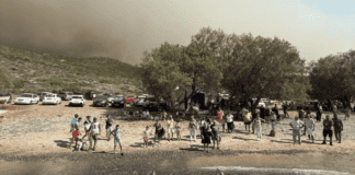 Εγκλωβισμένοι στον Λιμνιώνα, πυρκαγιά Κυθήρων 2025
