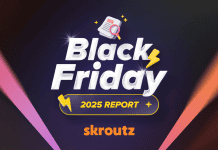 Skroutz Black Friday Report 2025: Αύξηση παραγγελιών κατά 25% & αύξηση τζίρου κατά 37% σε σχέση με πέρυσι