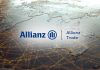 Allianz Trade, logo on map