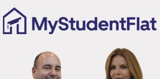 MyStudenFlat, εικαστικό με λογότυπο και ιδρυτές