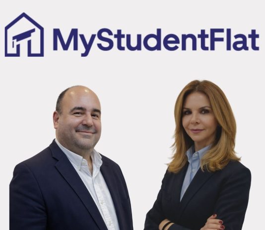 MyStudenFlat, εικαστικό με λογότυπο και ιδρυτές
