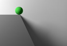 Ball on the edge, source: Shutterstock