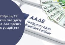 Ρύθμιση 72 δόσεων για χρέη: Όσα όσα πρέπει να γνωρίζετε