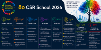 Το 8ο CSR School επιστρέφει ανανεωμένο με επίκεντρο τη Βιωσιμότητα, το ESG και την Εταιρική Υπευθυνότητα